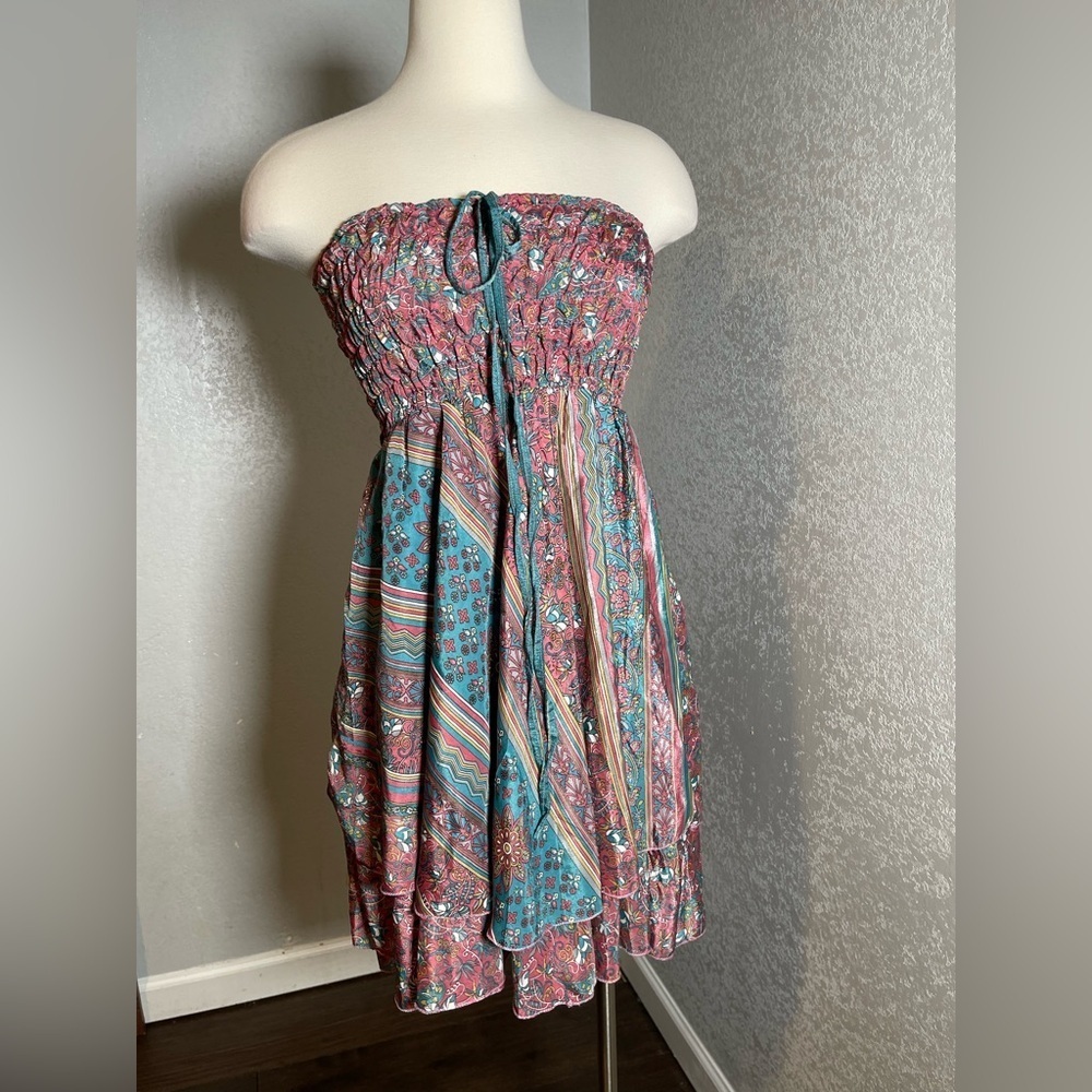 Chic Top in Pink and Blue
